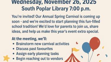 Carnival Planning Meeting Flyer