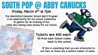 south pop @ abby canucks