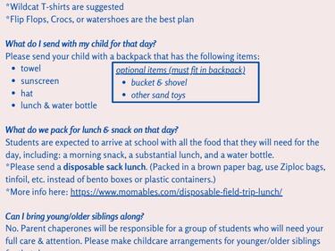 beach day - faq