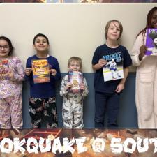 BookQuake - Book draw winnners.